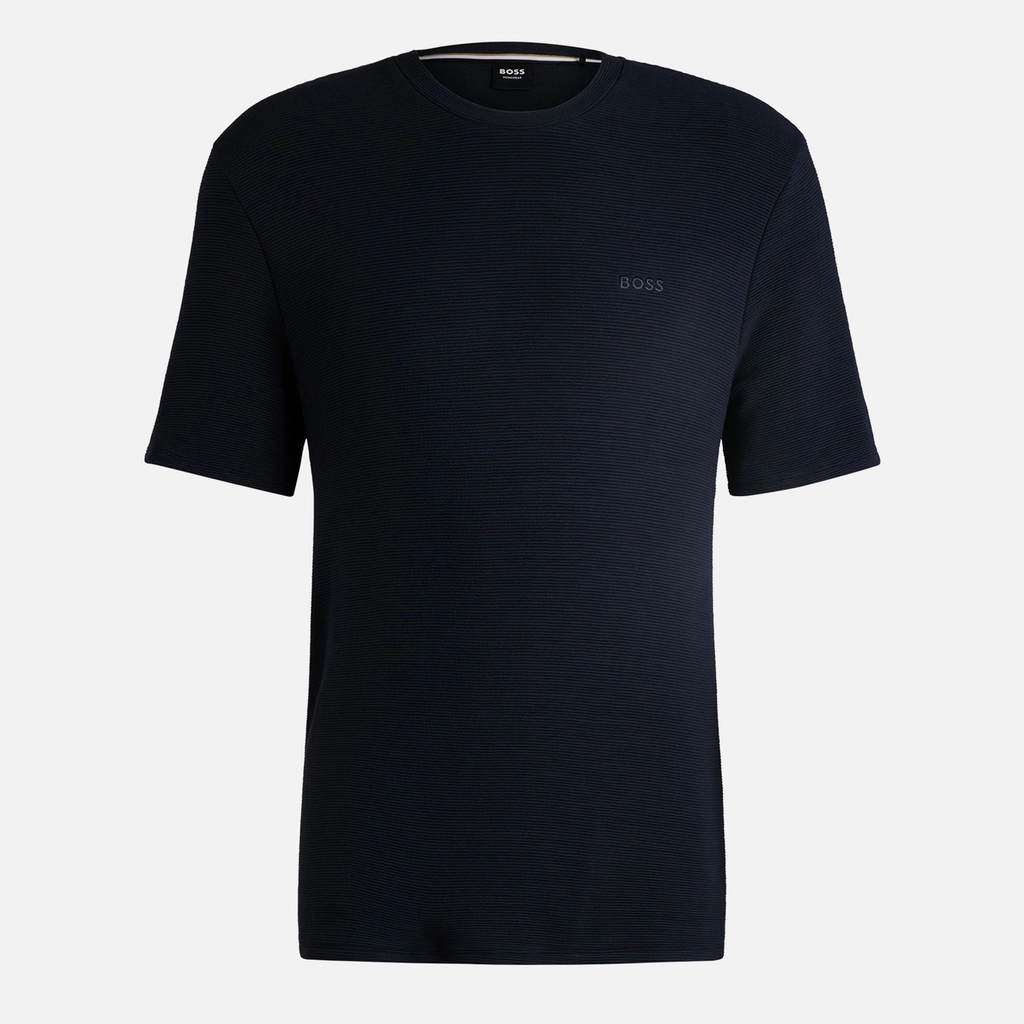 Boss Bodywear Ribbed Woven Lounge T-Shirt - M